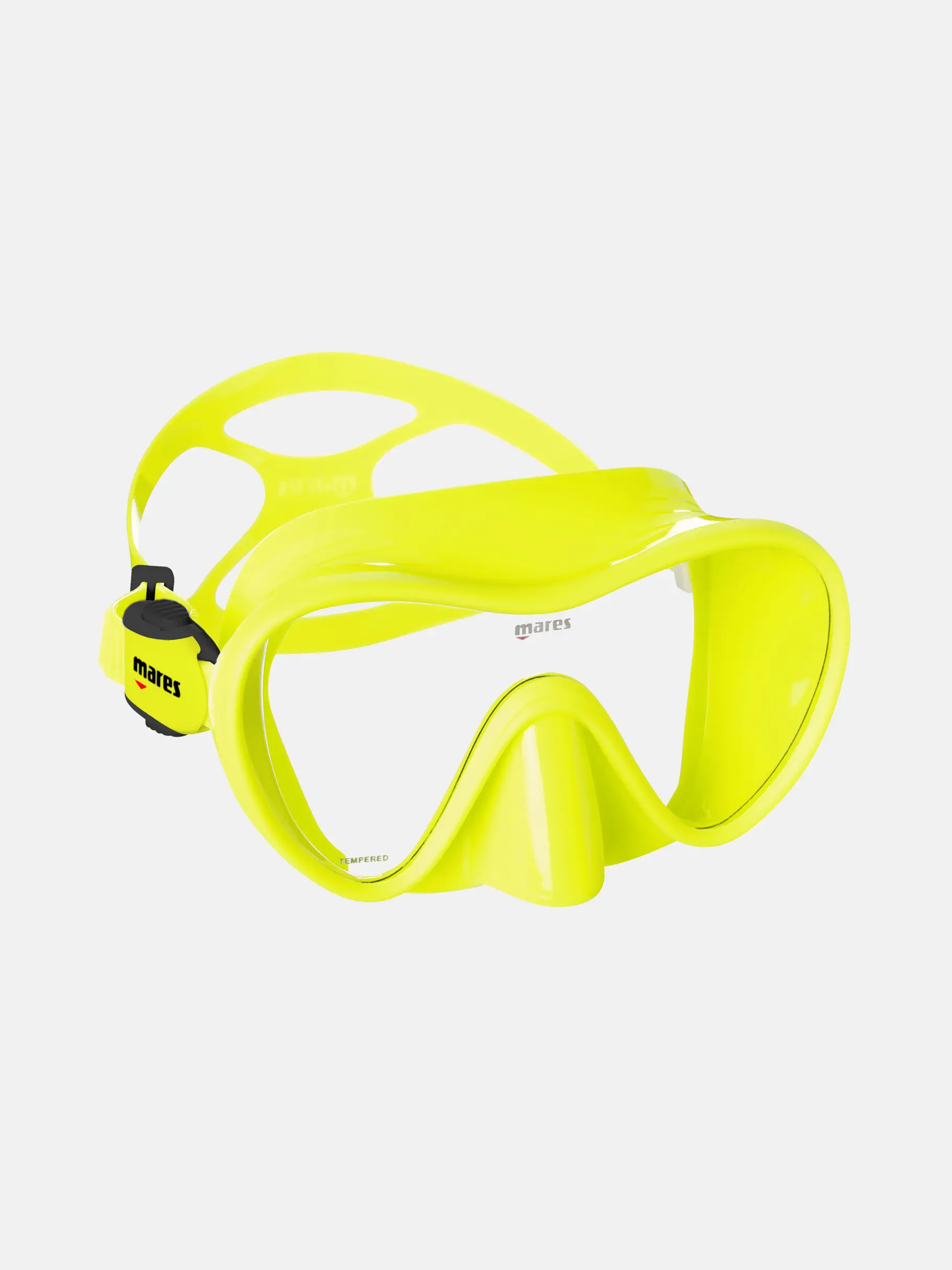 Máscara de buceo Mares Tropical color amarillo