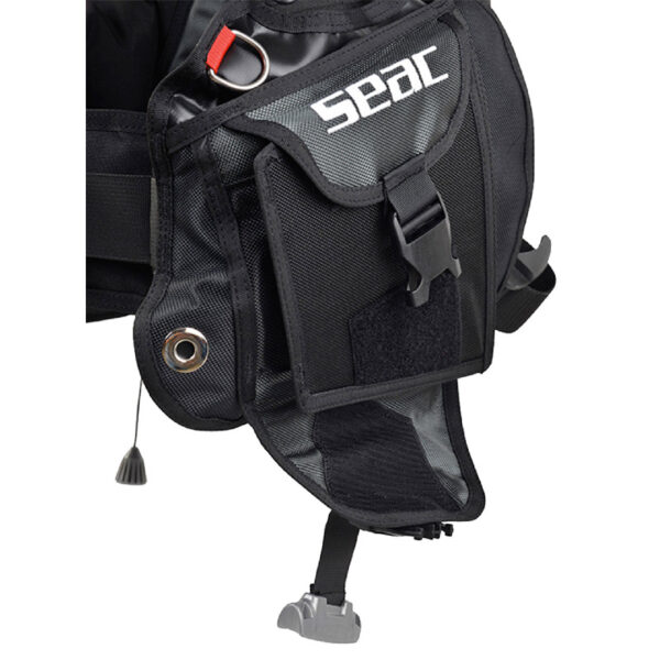 Chaleco buceo SEAC Smart con sistema de liberación rápida de lastre