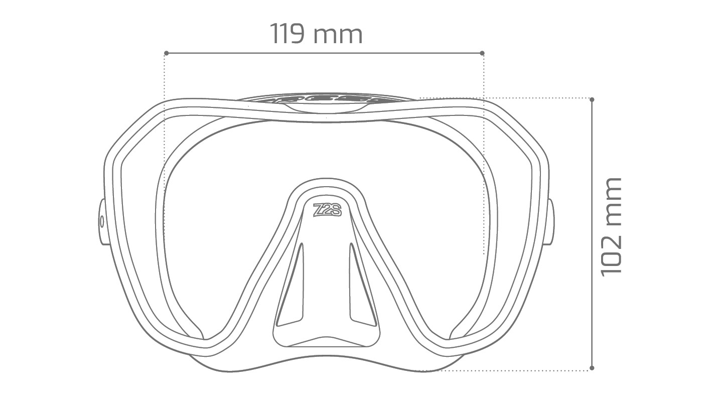 máscara snorkel